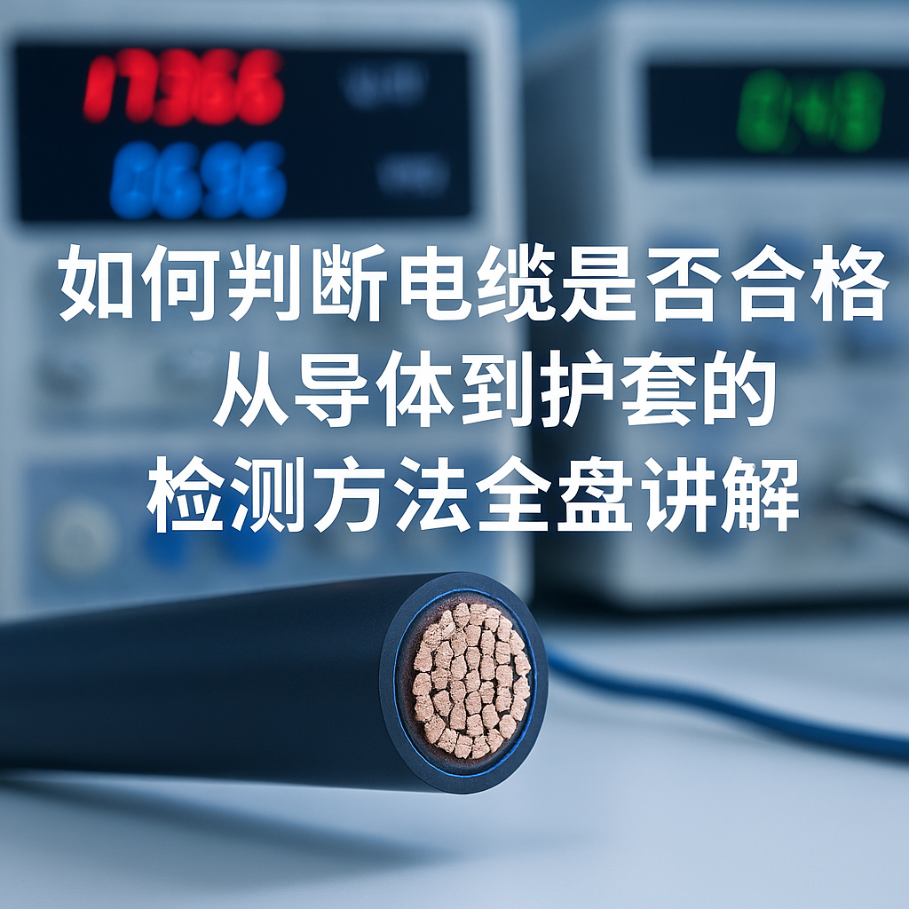 怎样判断电缆是否及格？？？？从导体到护套的检测要领通盘解说