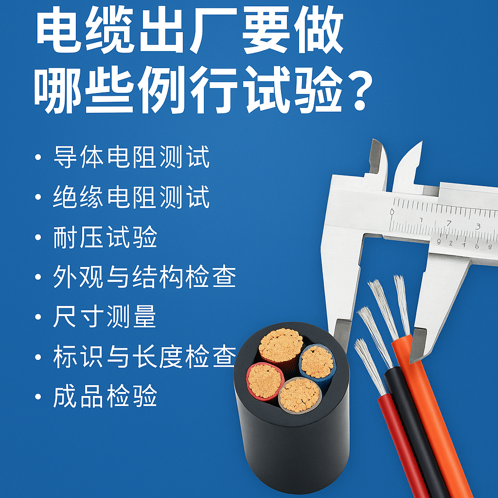 电缆出厂要做哪些例行试验？？？？一文讲清最要害的7项检测