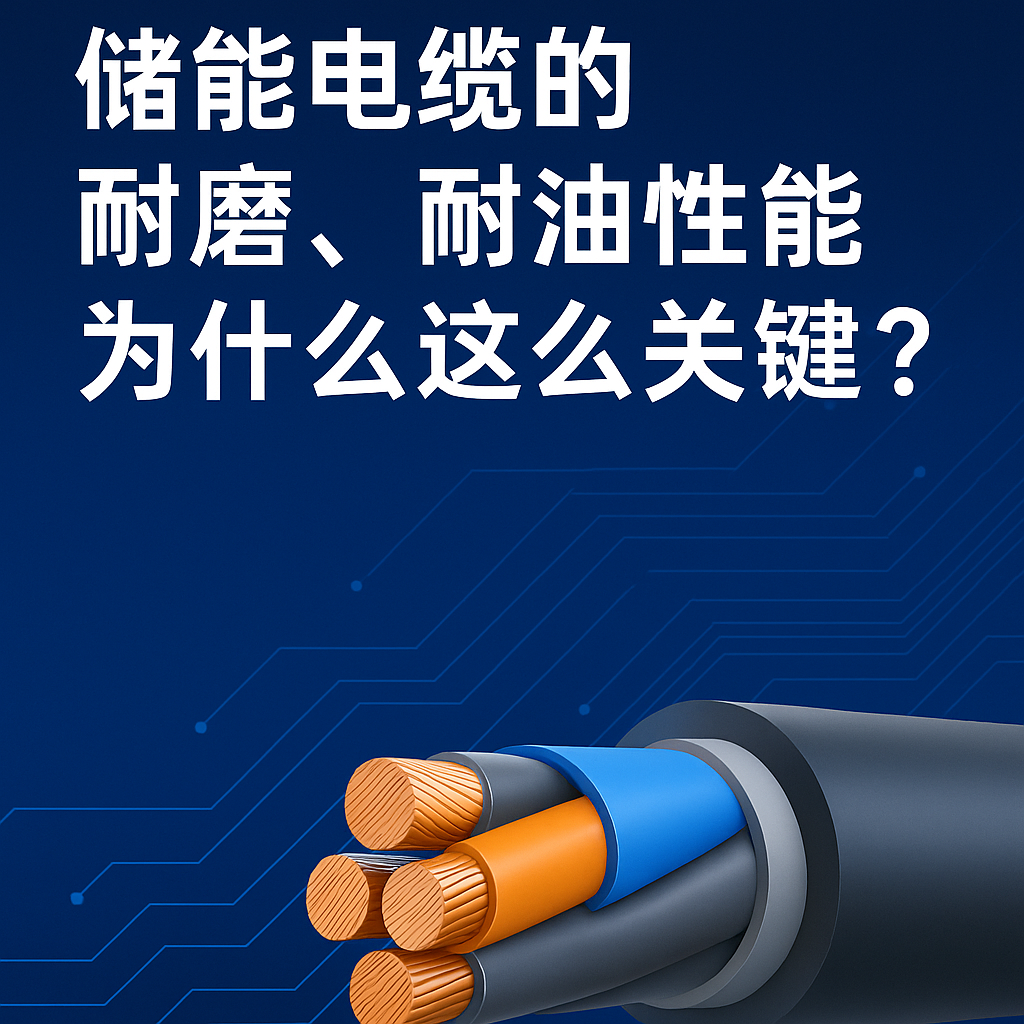储能电缆的耐磨、耐油性能为什么这么要害？？？？？？真实工况告诉你谜底