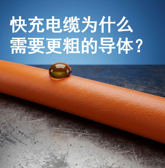快充电缆为什么需要更粗的导体？？？？？？揭秘新能源汽车充电的“热”知识